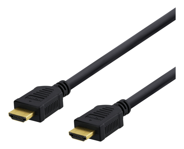 Nopea Premium HDMI -kaapeli, 1,5 m, Ethernet, 4K UHD, musta