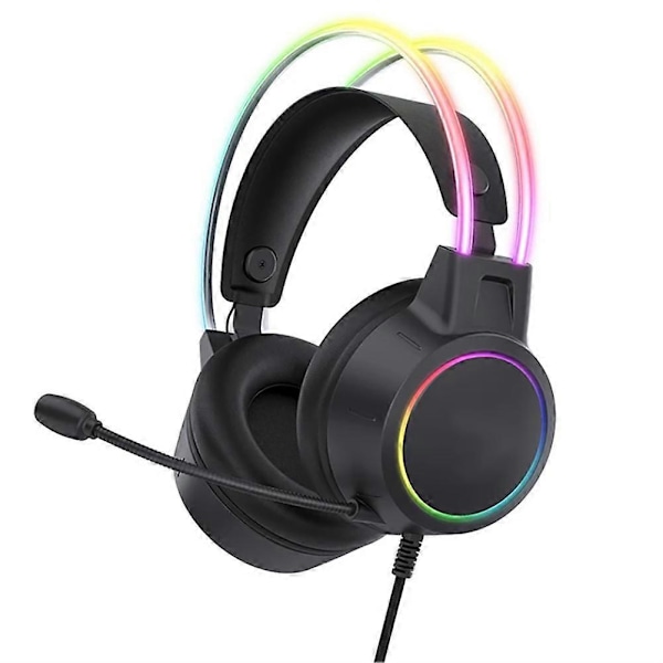 X15 Pro Onikuma RGB Hörlurar med HD Flexibel Mikrofon 3.5mm Gaming Hörlurar Kompatibla för Xbox PS5 PS4 Switch