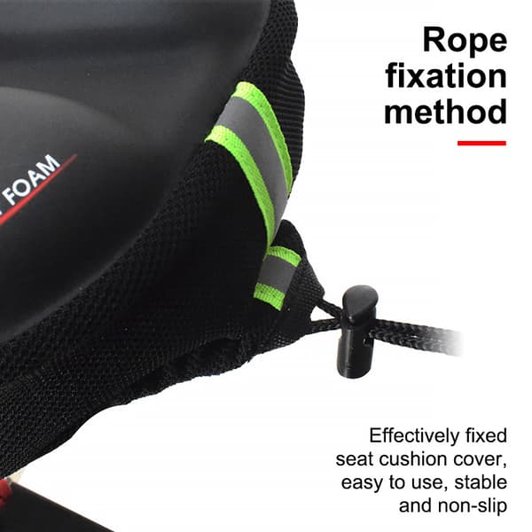 Memory Foam Cykelsadelöverdrag Röd