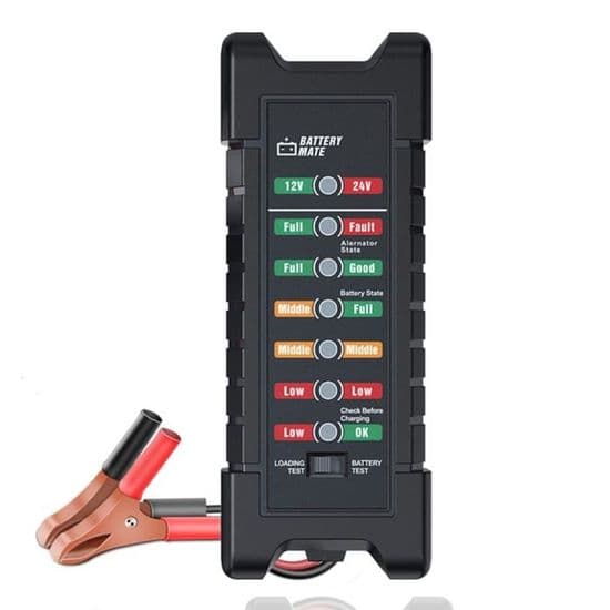 BM410 Farveklip Mini 12V Bilbatteritester, Køretøjsgenerator Test, Diagnostisk Værktøj