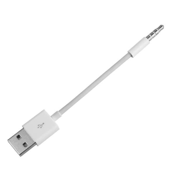 Lämplig för iPod SHUFFLE datakabel USB mp3 laddning 3, 4, 5, 6 7:e generationens laddningskabel