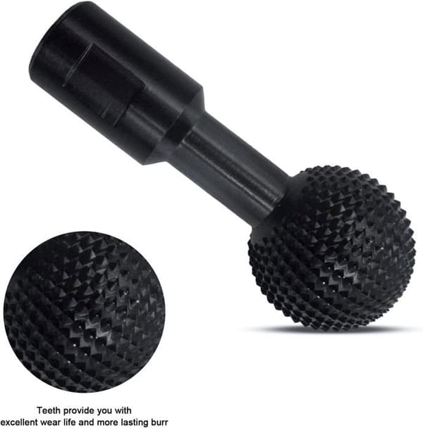 Roterende kuglefræser, vinkelslibertilbehør til træbearbejdning, borebit (10 mm)