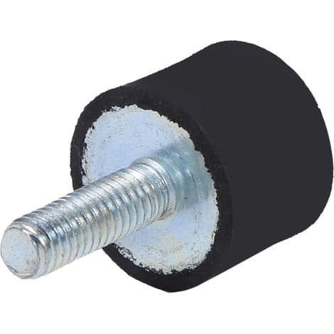 4x gummifäste stötdämpare SILENTBLOCK M6 spolar