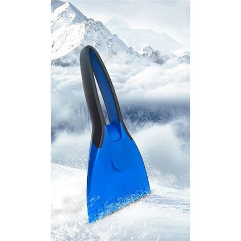Sneskovl, Multifunktionel Sneskovl, Vinter Bil Mini Afisningsskovl, Skridsikkert Silikonehåndtag, Snefjernelsesværktøj (20.59.5cm)
