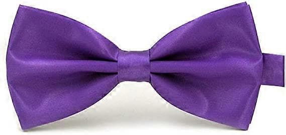 Klassisk bryllupsbutterfly slips justerbar, lilla