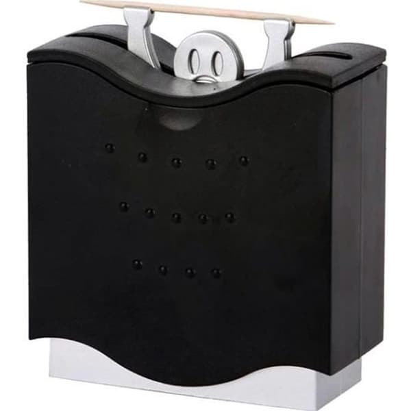 Tandpetardispenser - BALVI - Tyngdlyftare - Rostfritt stål - Plast - 8,5 cm