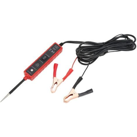 Bilkrets-tester med LED-lys, 6-24V, multifunksjonell testsonde for båter og tilhengere