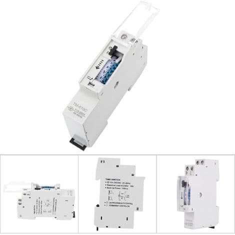 Højpræcisions 1P skinne smart synkroniseringstidsafbryder til TM610C 220V gadebelysning