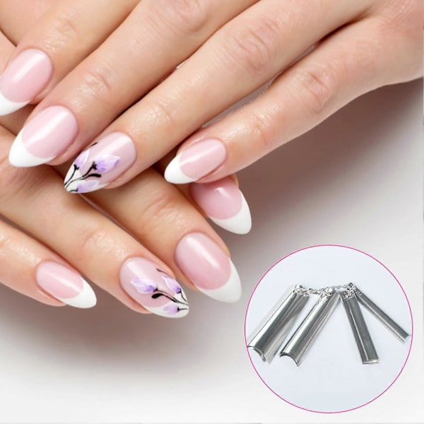 Nagelmanikyr Flera Storlekar Återanvändbar Nagelklipparplatta i Rostfritt Stål för Nagelsalong QinHai