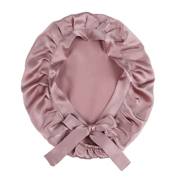 Sovehette nattlue silke Rosa