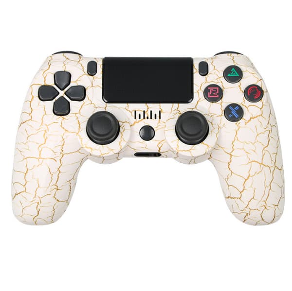 Trådlös handkontroll för PS4/Pro/PS3/Slim/PC/Steam, Bluetooth-handkontroll, Joystick, Stöder 6-Axis, Vibration, Touch Click