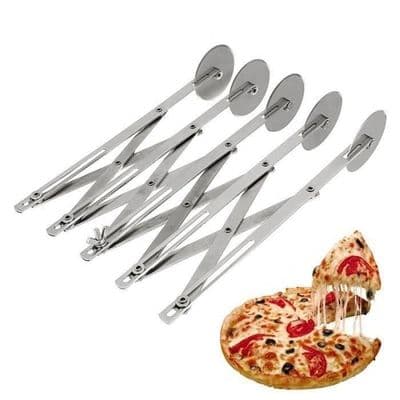 YM Multifunksjonell deigdeler i rustfritt stål 5-hjuls kutterulleverktøy Pasta Rocker Pizza Bakverk E...... - YMPRM824A1882