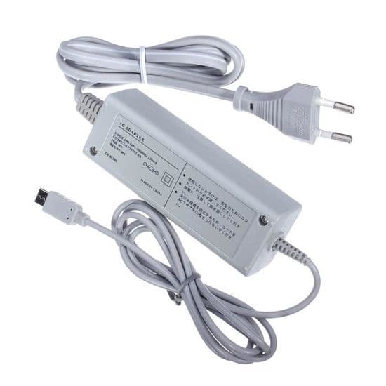 Universell adapterlader for Wii U Gamepad 100V-240V EU-plugg