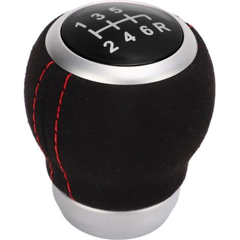 6-trins gearstang med ergonomisk sølvring