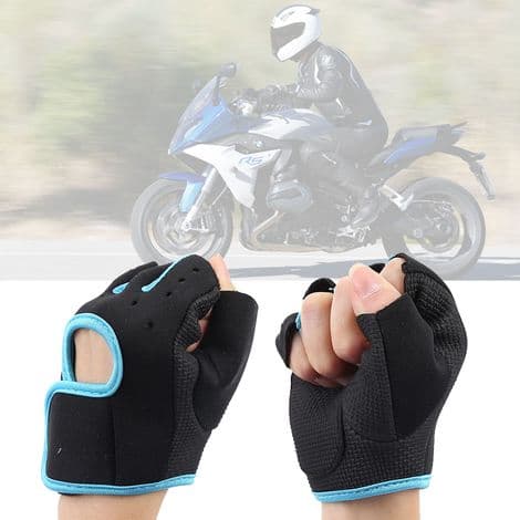 Unisex halvfingerhandskar för styrketräning, gympass och pull-ups - Handskydd, storlek L