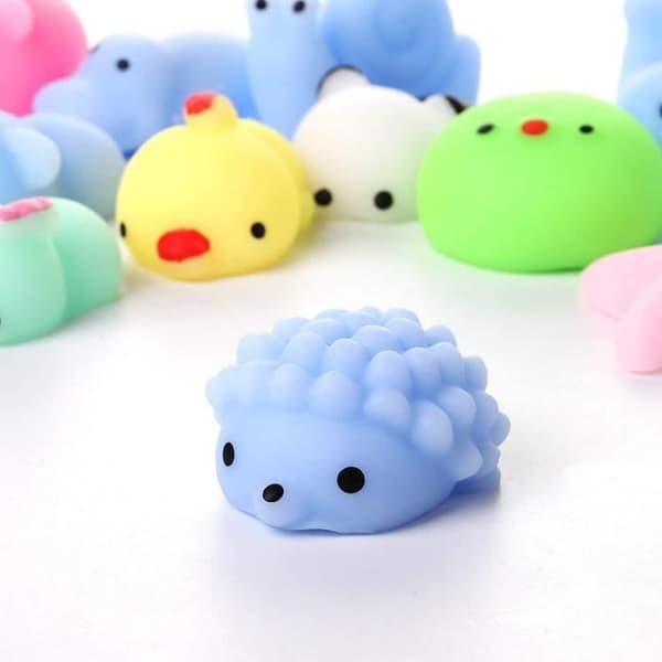 TPR Legetøj - 30 søde dyr - Ikke-giftigt gummi - Squishy Legetøj - Let at rengøre