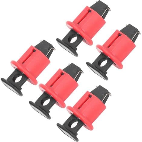 Afbryderlåseanordning, 5 stk., miniature elektrisk låsestift, industriel standardafbryder