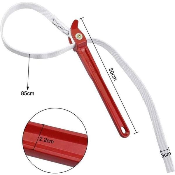 Universal stroppenøkkel - ZOR® - Gummi - 85 cm - Sklisikkert håndtak - Ergonomisk - Robust