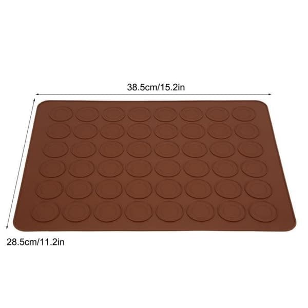Macaron-sæt, bageform, silikone bagemåtte, silikone macaron-måtte, chokoladefremstilling