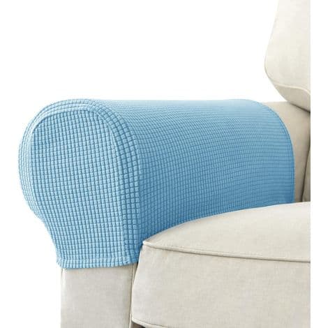 Himmelblåt sofahyndebetræk (standard)