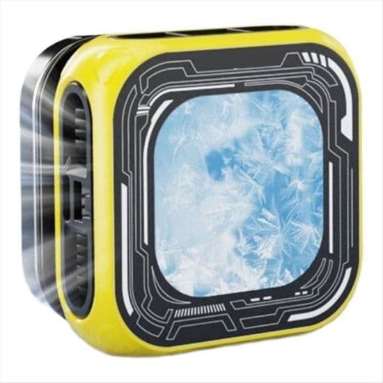 F40 AI mobiltelefonkøler med halvleder digitalt display, magnetisk bagklips, radiator