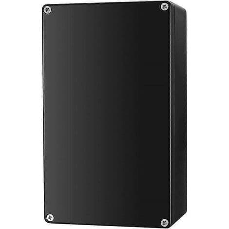 IP65 Vandtæt Samledåse – Sort Udendørs El-kapsling, 200 x 120 x 75 mm, til Forbindelser