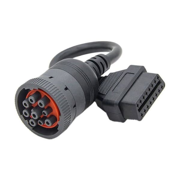 OBD1 OBD2 lastbilskabeladapter för J1939 9-stift 16 bil