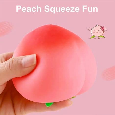 KOWOLL Grøn Æble Squishy Stressbold, Klemmelegetøj til Børn, Klemmebold