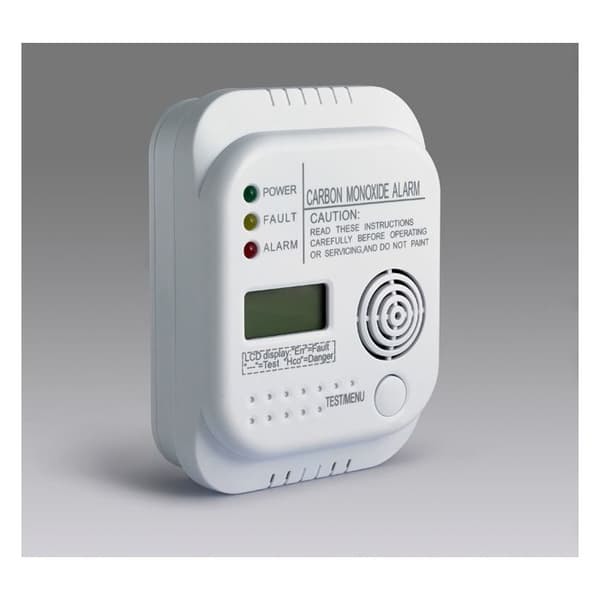 Kolmonoxiddetektor - TANDE - LM 201A - Batteridriven - CO- och temperaturdisplay - Elektrokemisk sensor