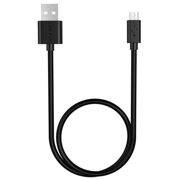 Stars® Micro USB Hurtigopladnings- og Synkroniseringskabel 2.4A til Samsung S7 S6 Edge Huawei P10 PS4 Controller Tablet (Sort, 0.5M)