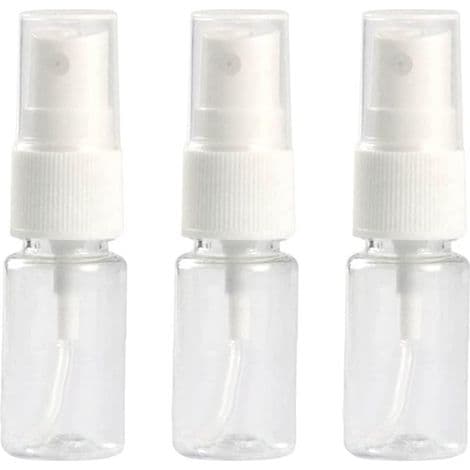 Sett med 3 x 10 ml reise-sprayflasker