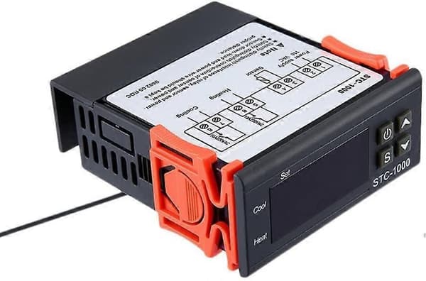 STC-1000 220V Universell Termostat Temperaturregulator Kalibrering Fahrenheit & Celsius Display + Sensorprob