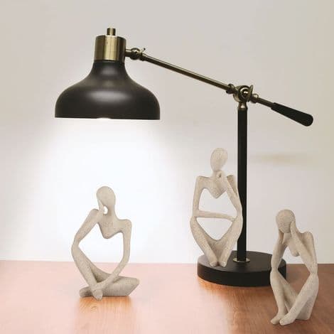 Sandstensharts, Tänkaren-stil, abstrakt skulptur, staty, samlarfigur.