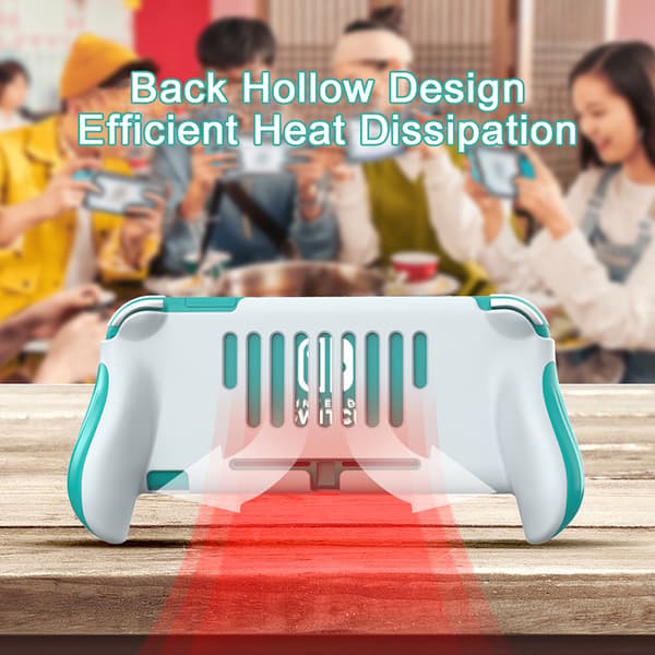 Switch Lite Grip Cover, Beskyttende Handsker, Stilfuld og Ergonomisk, Anti-Golf, Spilcontroller