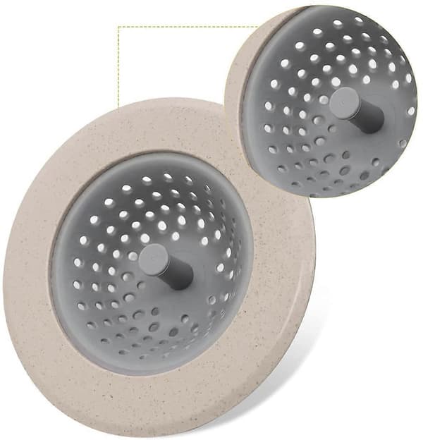 2-pack diskbänksil, silikonmatsil, diskbänkskorg för diskbänk (blå+khaki)