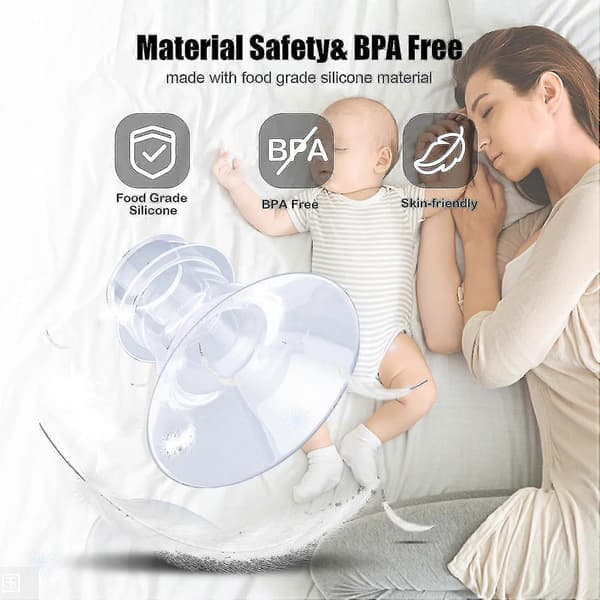 10 stk silikonflensinnsatser 13-21 mm for Medela/Spectra pumper