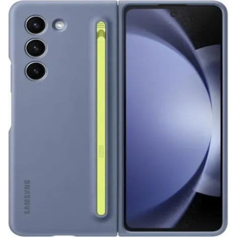 Telefoncover - Med indbygget stylus - Til Samsung Galaxy Z Fold 5 - Blå - 1 stk.