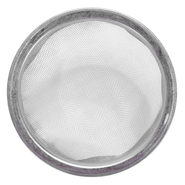 2 st Rostfritt Stål Sil Dräneringsnät Te Sil Tekanna Filter Silver