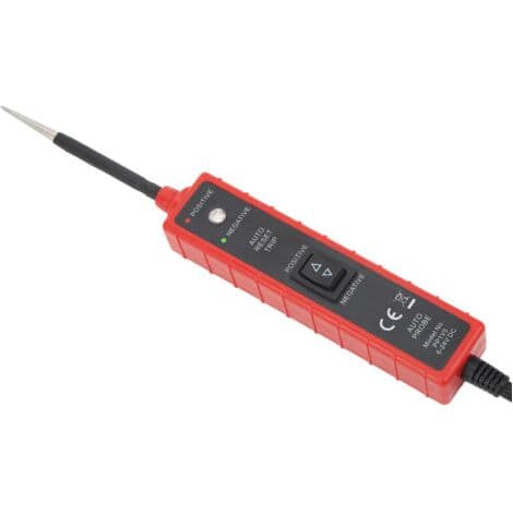 Bilkrets-tester med LED-lys, 6-24V, multifunksjonell testsonde for båter og tilhengere