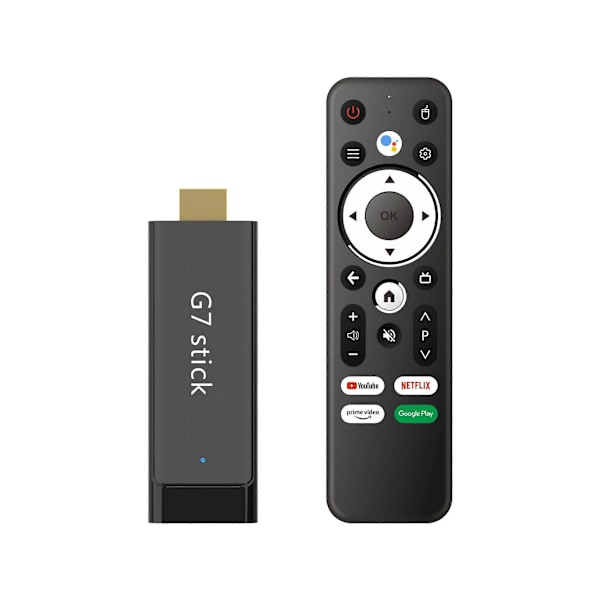 G7 Stick Android 11.0 Smart TV-stick Amlogic S905Y4 4K 2GB 16GB 2.4G/5G WiFi Bluetooth Mediaspelare TV-mottagare Set Top Box