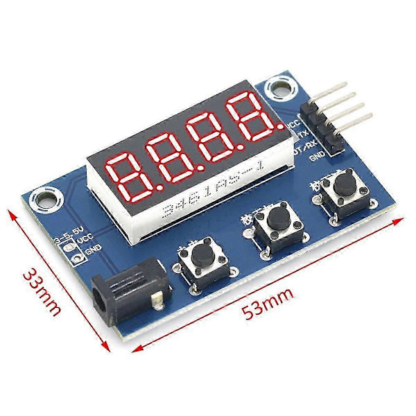 2st HX711 Lastcell AD Vikt Trycksensor AD Modul med Display 24-Bitars Vägning Instrument Elektronisk Våg