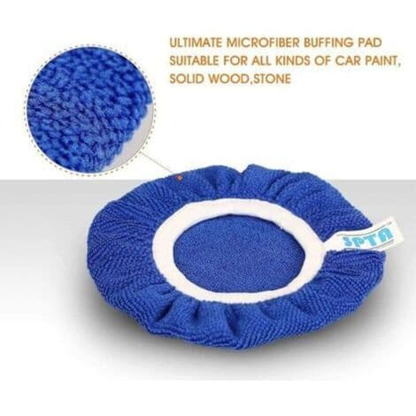delar (225-250mm) Mikrofiber Polerhättor, Bilpolerplatta Hätta Buffing Pad Polerhättor Polerhättor Elektrisk Polermaskin/Buffing Mac