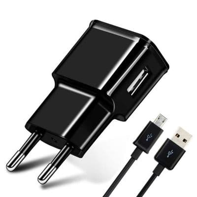 5V 2A Micro USB-kabel för snabbladdning, laddningskabel för Android-telefoner, kompatibel med H Micro USB Svart -LC4150