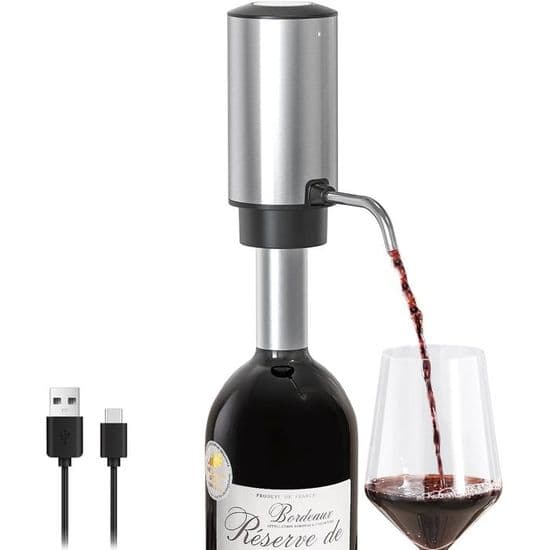 Elektrisk vinlufter og dekanter, smart vdispenser