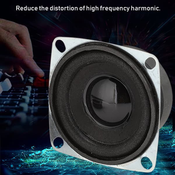 2 ST 2 \" 4 Ohm 3W Full Range Minihögtalare, Hög Känslighet Rik Bas för Bluetooth Ljudprojekt