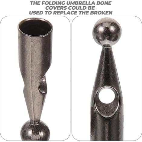 Paraplyreparasjonssett, 10 stk, liten metall
