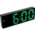 Väckarklocka - Tyst elektronisk klocka - Digital spegel - Tid/datum/temperaturvisning - Elegant design