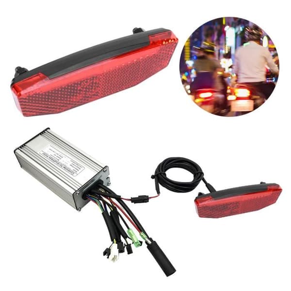 Elcykel baglygte - Uspecificeret - 6V-60V - LED - 180 grader - Unisex