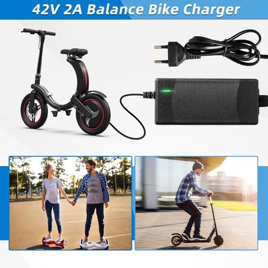 36V/42V 2A Universaloplader til El-løbehjul/Balancecykel