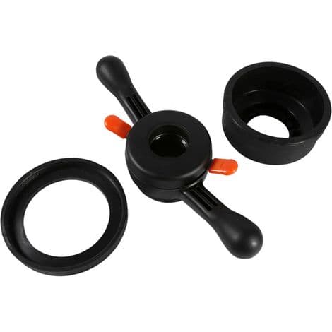 Däckbalanseringsverktyg och fjäderklämmor för hjul, stabil snabbkoppling med vingmutter för däckmontering och -byte (storlek: innerdiameter 40 mm, stigning 4 mm)